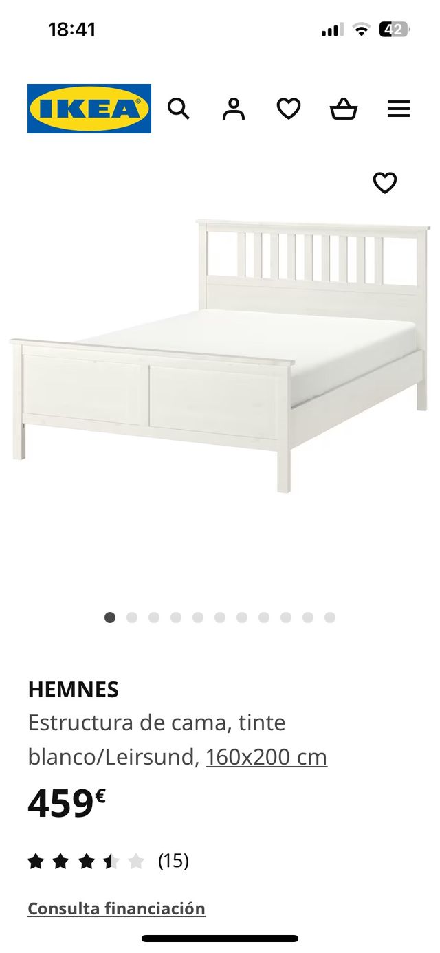 cama matrimonio hemmes