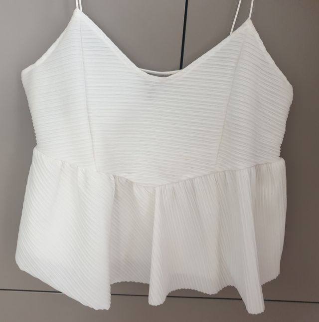 TOP BLANCO ZARA