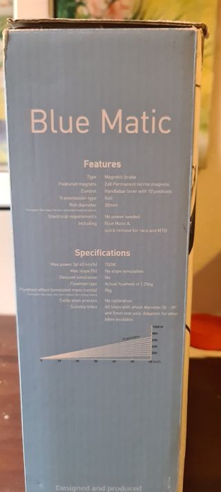 Rodillo entreno bici Blue Matic Tacx