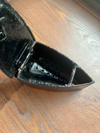 Antigua plancha de carbón