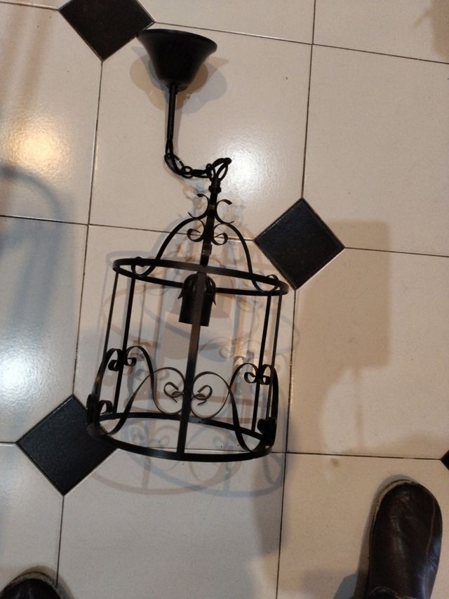 Lámpara de hierro