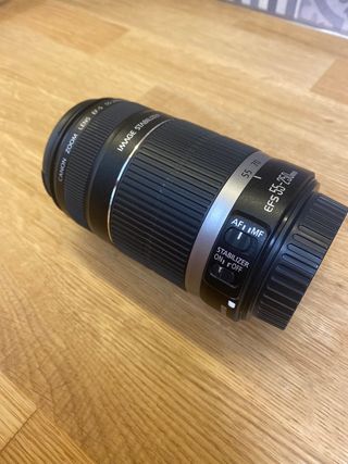 Teleobjetivo CANON 55-250 mm como NUEVO