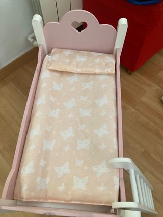 Litera para bebes de madera