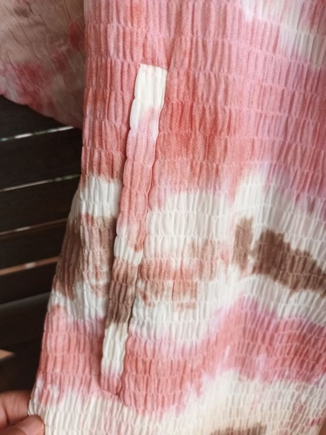 👘 Kimono cinturón tie dye 🤎💗 ZARA * talla M-L