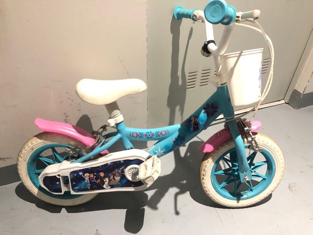 Bicicleta infantil frozen