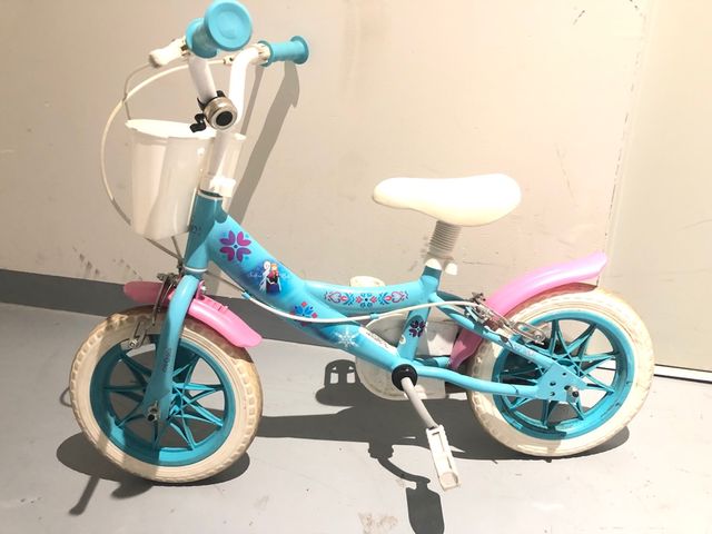 Bicicleta infantil frozen