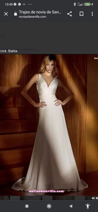 Vestido novia Coleccion San Patrick