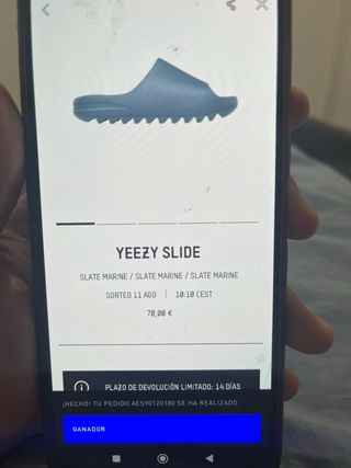 Yeezy slide slate marine