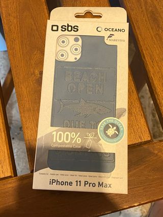 Cover iPhone 11 pro max serie Oceano Blu Shark