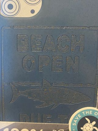 Cover iPhone 11 pro max serie Oceano Blu Shark