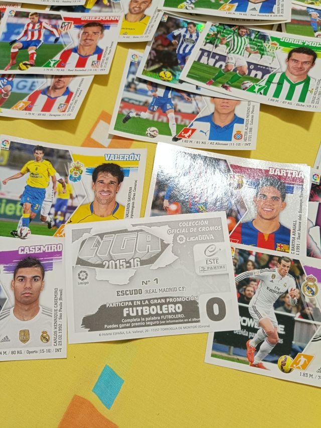 Cromos liga este 2015 2016