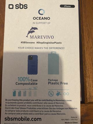 Cover iPhone 11 pro serie Oceano Blu Shark