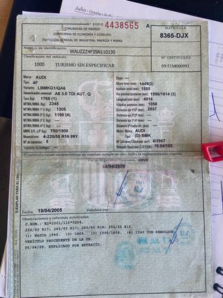 DESPIECE AUDI A6 3.0TDI 2004