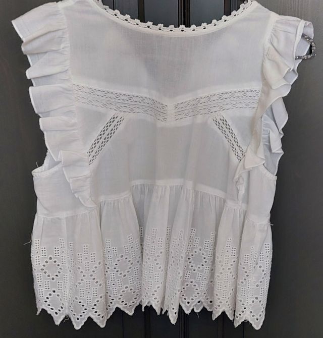 Blusa/Top ZARA blanca