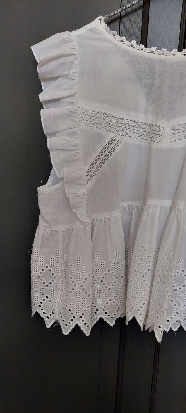 Blusa/Top ZARA blanca