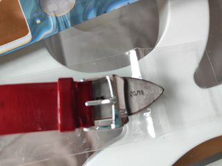 Correa reloj roja piel 20/18 cm