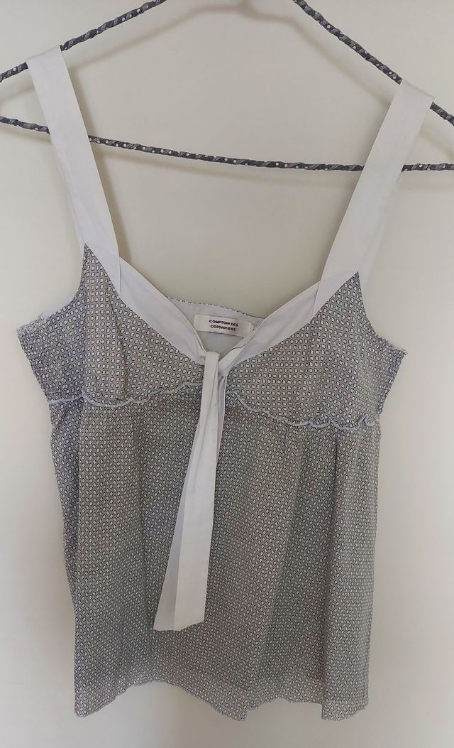 Blusa/Top gris COMPTOIR DES COTONNIERS