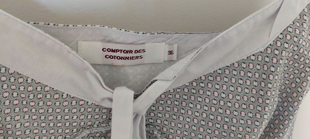 Blusa/Top gris COMPTOIR DES COTONNIERS