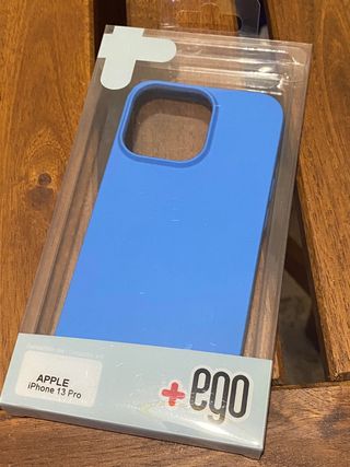 Cover in silicone iPhone 13 Pro Fluo Blu