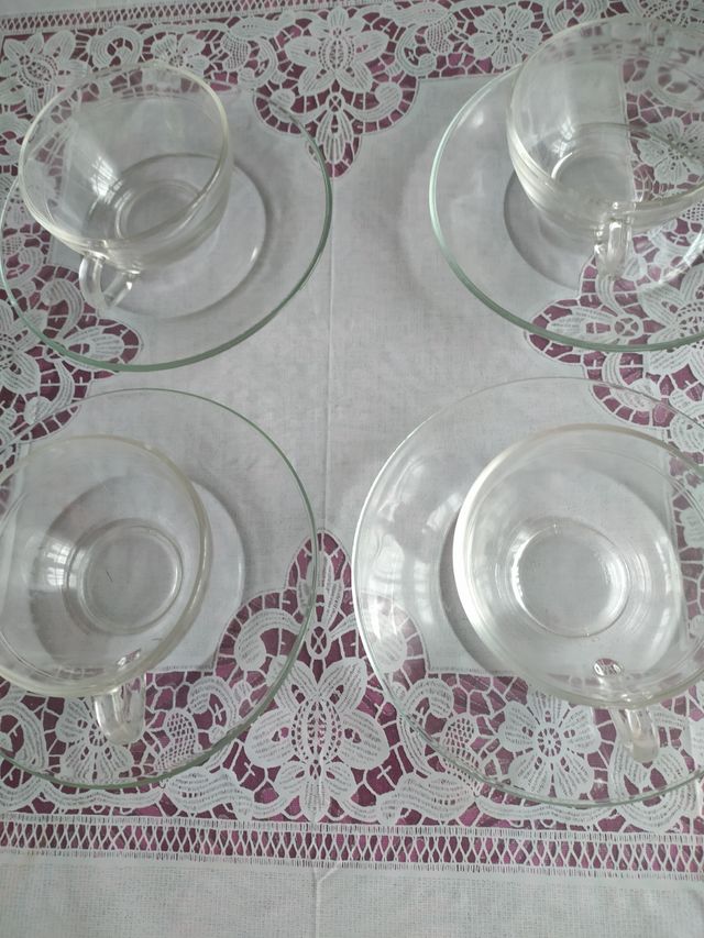 5 Tazas duralex vintage 