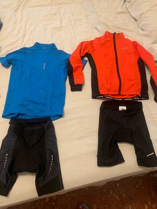 Mallot y culot ciclismo niño