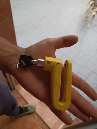 Candado moto