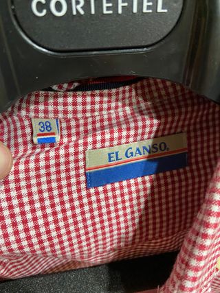 camisa marca el ganso talla 38