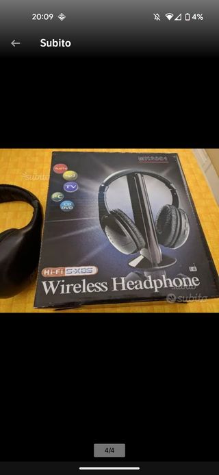 Cuffie wireless 5in1 radio FM mh2001