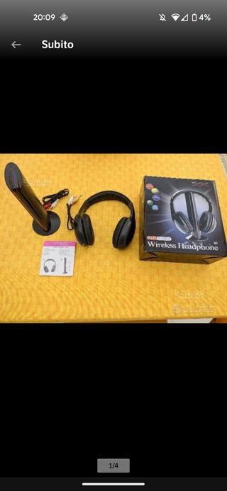 Cuffie wireless 5in1 radio FM mh2001