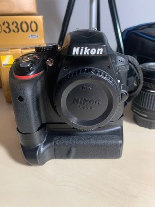 CAMARA REFLEX NIKON d3300 + 50mm + tripode