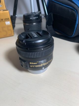 CAMARA REFLEX NIKON d3300 + 50mm + tripode