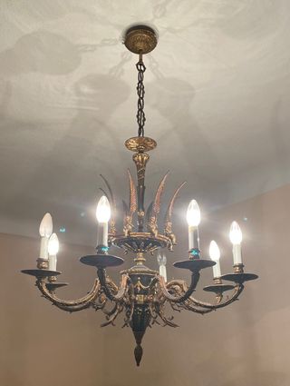 Lampara antigua , antiguedades