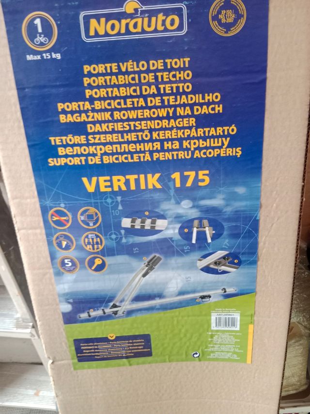 Porta bicicletas a estrenar y baca usada