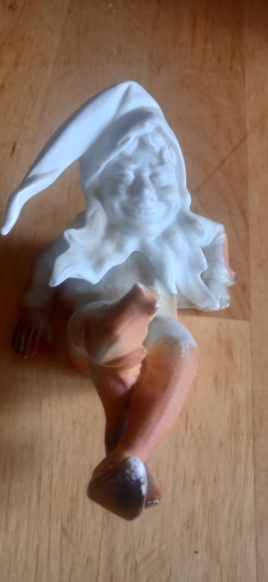 Gnomo de bisquit porcelana
