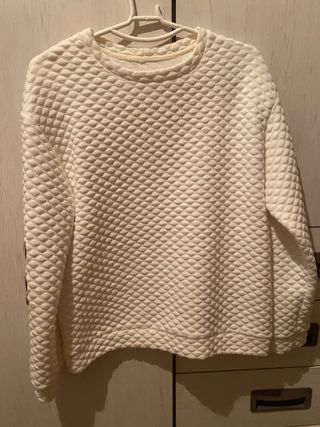 sudadera blanca