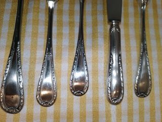 CUBIERTOS DE ALPACA ANTIGUOS