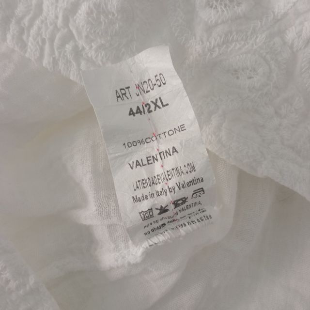 Vestido blanco. Valentina