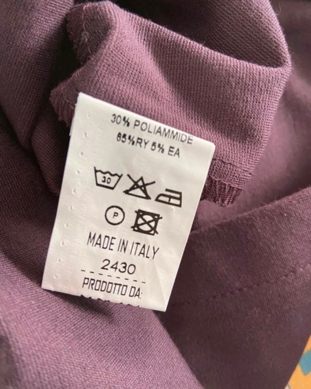 Abito invernale viola (Made in ITALY)