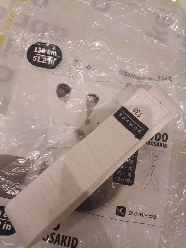 Cinturón judo blanco