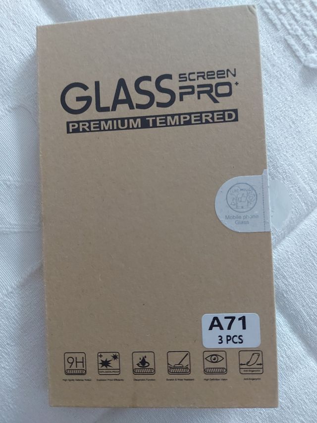 Protector cristal templado Samsung A71