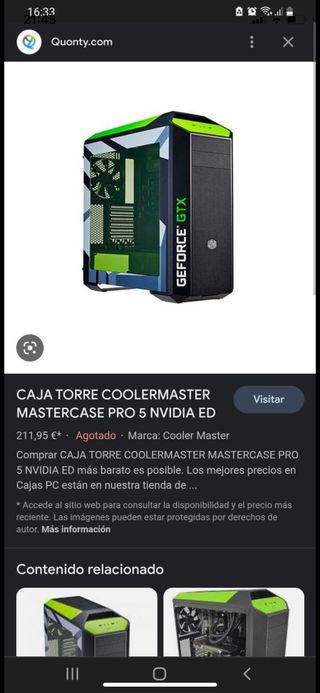 Torre MasterCase Pro 5 NVIDIA Edition