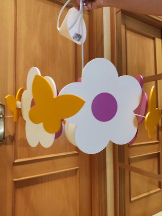 Lampara techo infantil +lampara mesa