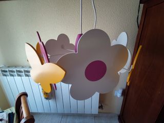 Lampara techo infantil +lampara mesa