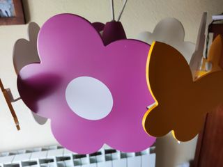 Lampara techo infantil +lampara mesa