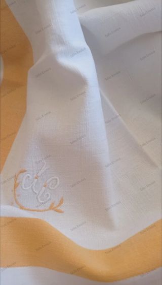 🍋 6 Servilletas antiguas lino