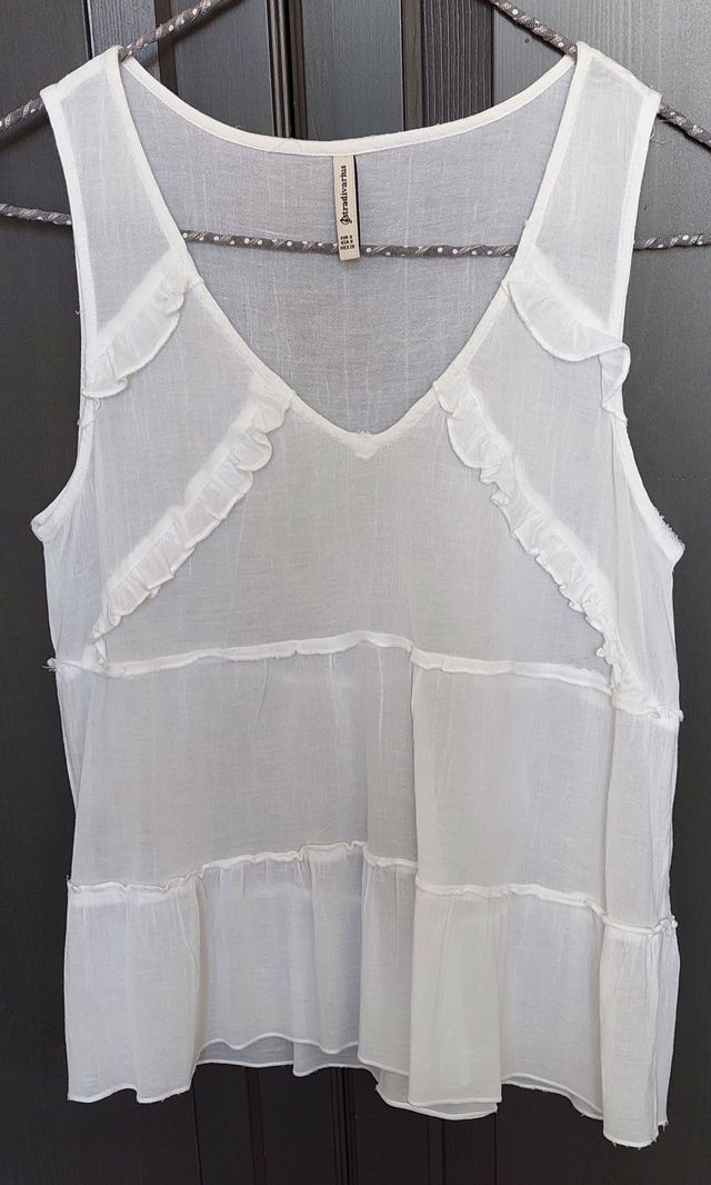 TOP BLANCO STRADIVARIUS