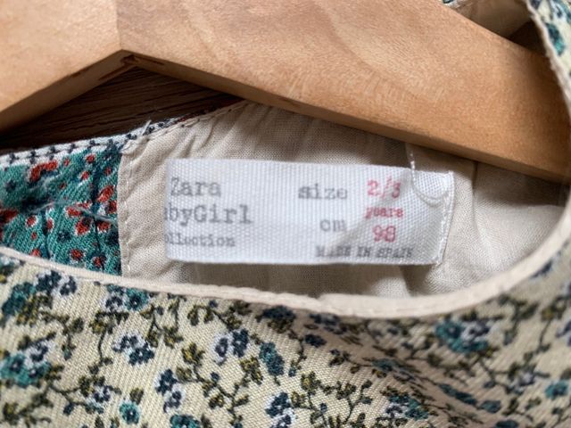 Vestido estampado para niña . Talla 2/3