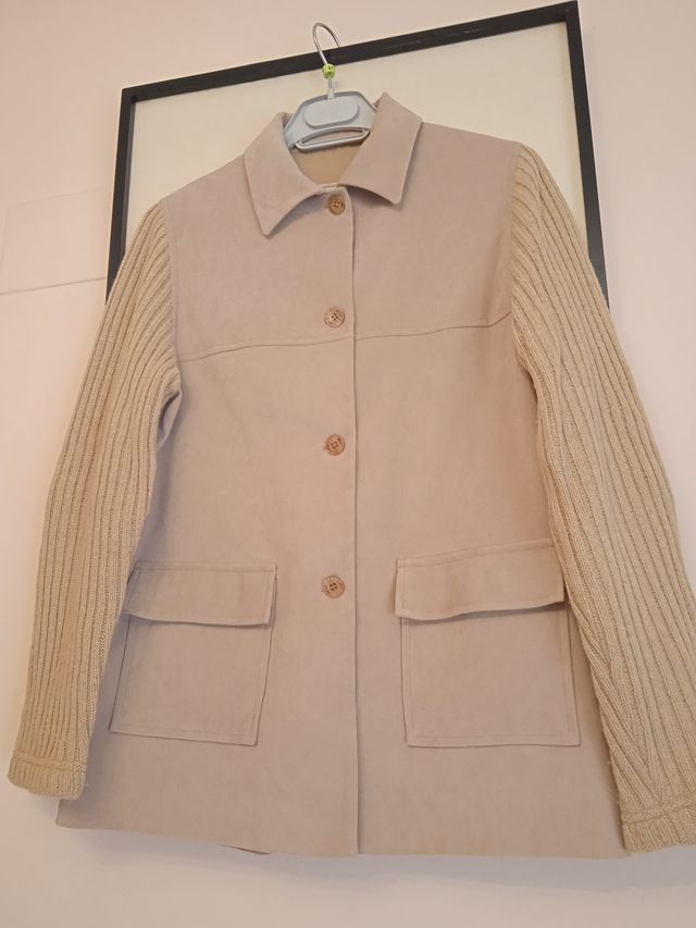 Chaqueta de antelina