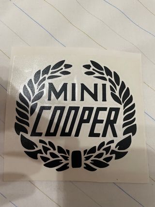 Adhesivo Mini Cooper