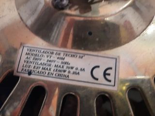 Ventilador de techo